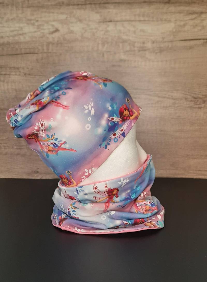 Set Beanie/Mütze & Loop Schal Halssocke Oder Einzeln Für Baby Kleinkind Mädchen Mia & Me von HermiDesign