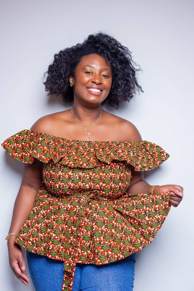 Ankara Peplum Top || 3-Wege-style Plus Size Damen Kleidung - Sika Braun Ankara Peplum Top || 3-Wege-style Plus Size Damen Kleidung - Sika Braun von HermosaAnkara