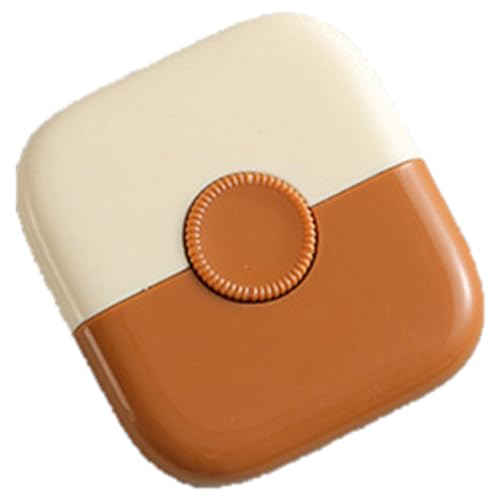 Hermosiey 2-In-1-Haarschneider, Friseurkamm, Haarschneider, Entferner, Heim-Mini-Make-Up-Werkzeug, Orange, Langlebig von Hermosiey