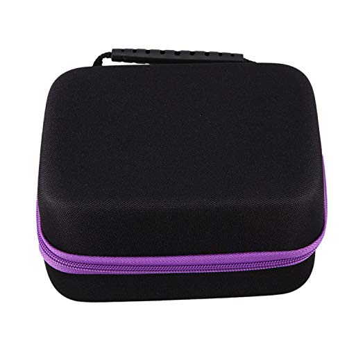 Hermosiey 6 Farben ÄTherisches ÖL Huelle 30 Flaschen 10 Ml ParfüM öL ÄTherisches ÖL Box Tragbare Trage Halter Nagel Lack Aufbewahrung Tasche Lila von Hermosiey