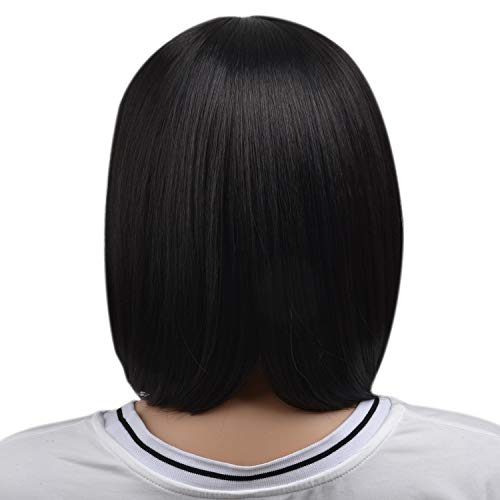 Hermosiey Natürliche Kurze Gerade Perücke Synthetisches Haar Für Frauen 44 Cm Hitzebeständige Weibliche Gefälschte Haar Mit Mapof Schönheit Kurze Haar Perücke Schwarz Hermosiey Natürliche Kurze Gerade Perücke Synthetisches Haar Für Frauen 44 Cm Hitzebeständige Weibliche Gefälschte Haar Mit Mapof Schönheit Kurze Haar Perücke Schwarz von Hermosiey