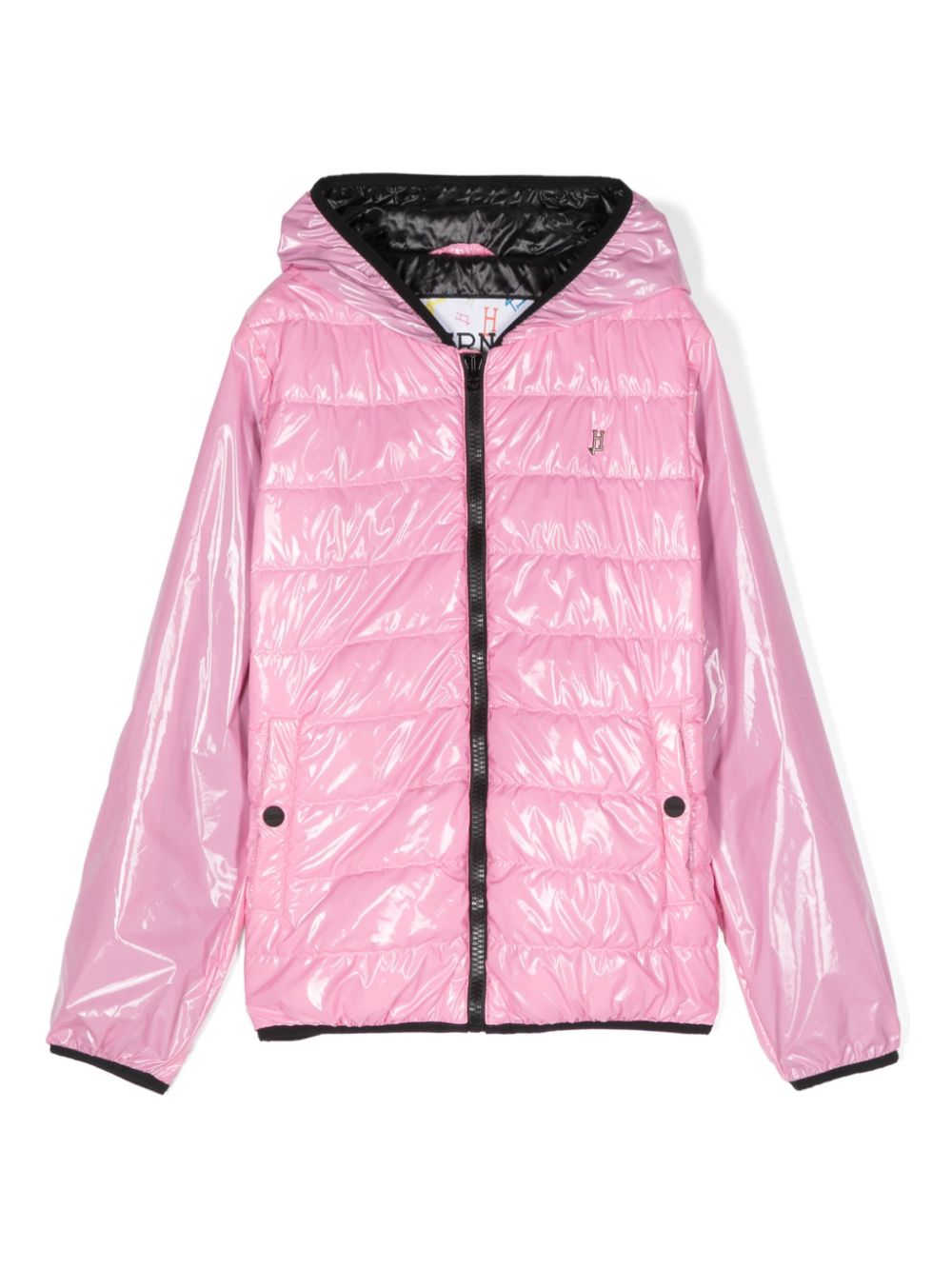 Herno Kids Gesteppte Kapuzenjacke - Rosa von Herno Kids