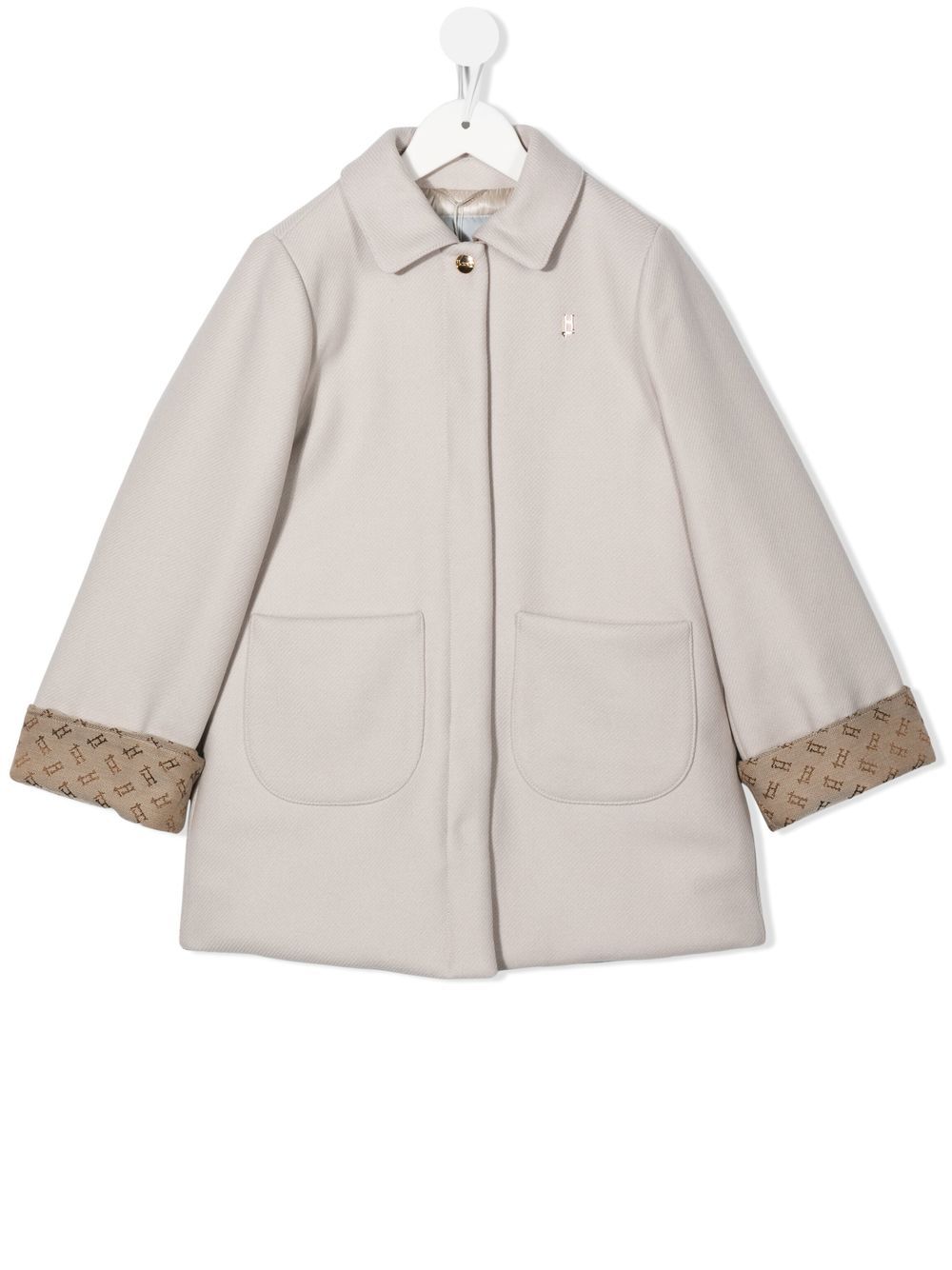 Herno Kids Cabanjacke mit verdecktem Verschluss - Nude von Herno Kids