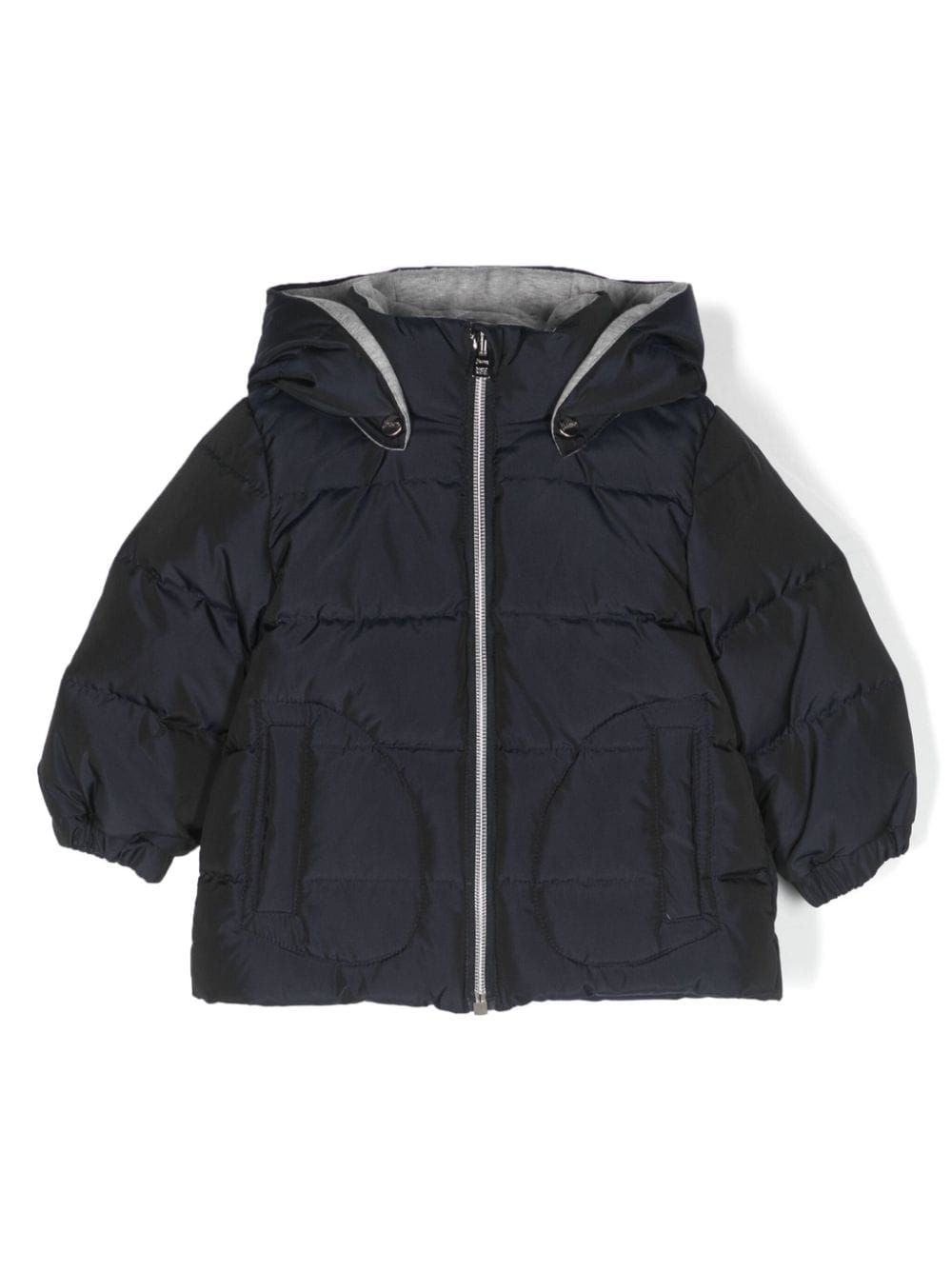 Herno Kids Daunenjacke mit Kapuze - Blau von Herno Kids