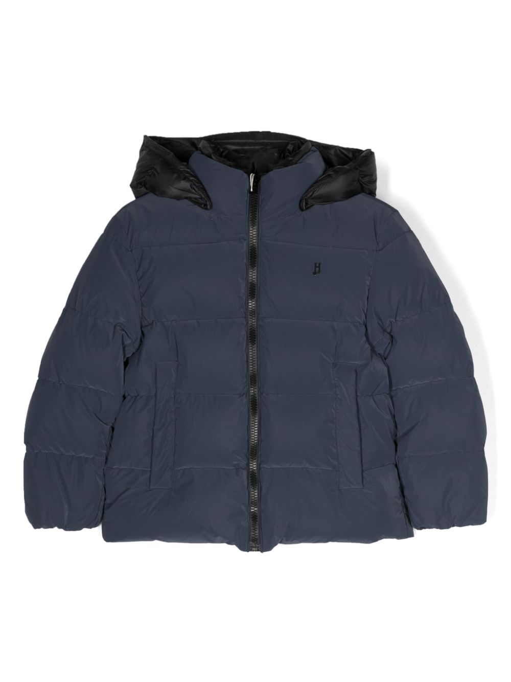 Herno Kids Gefütterte Kapuzenjacke - Blau von Herno Kids