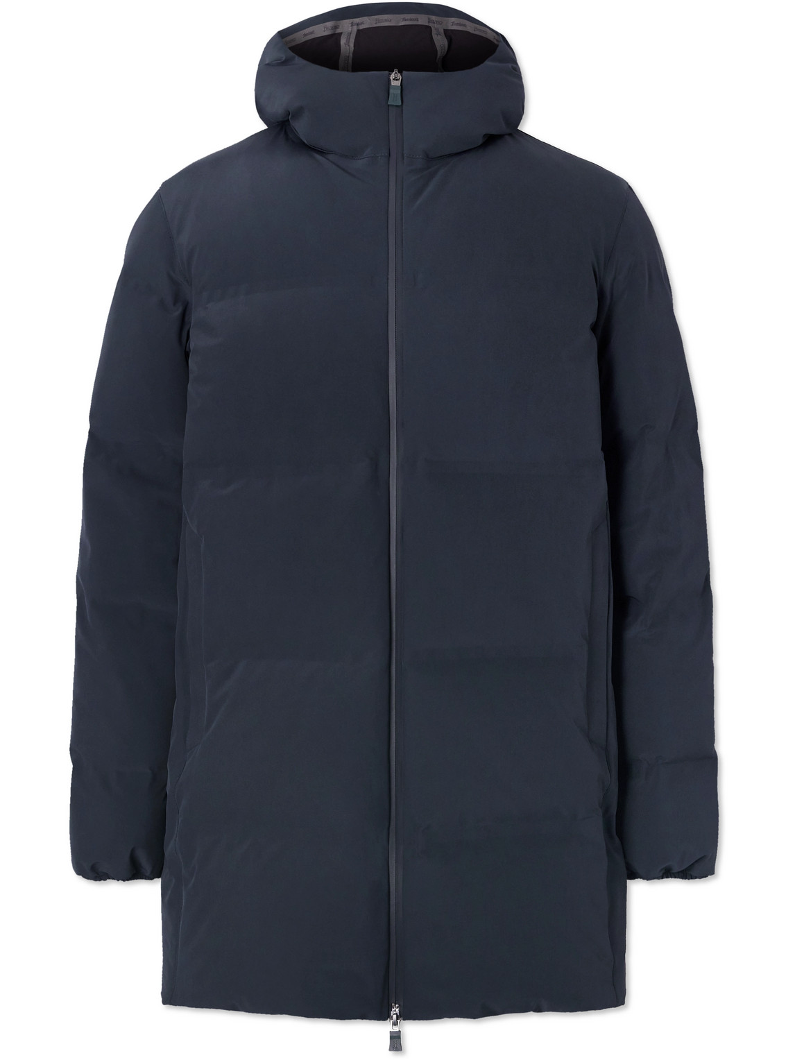 Herno Laminar - Quilted Shell Hooded Down Parka - Men - Blue - IT 54 von Herno Laminar