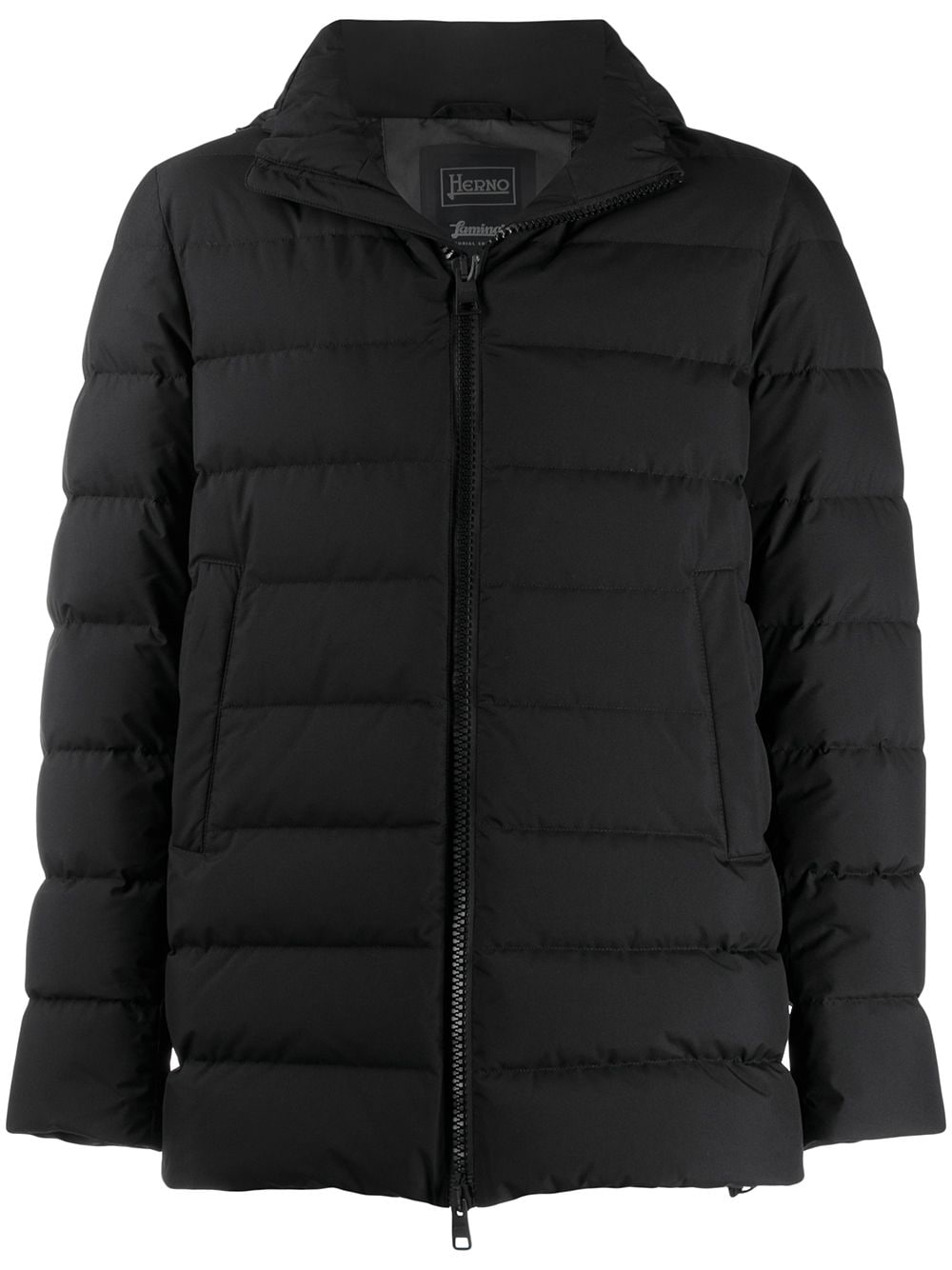 Herno Daunenjacke mit Kapuze - Schwarz von Herno