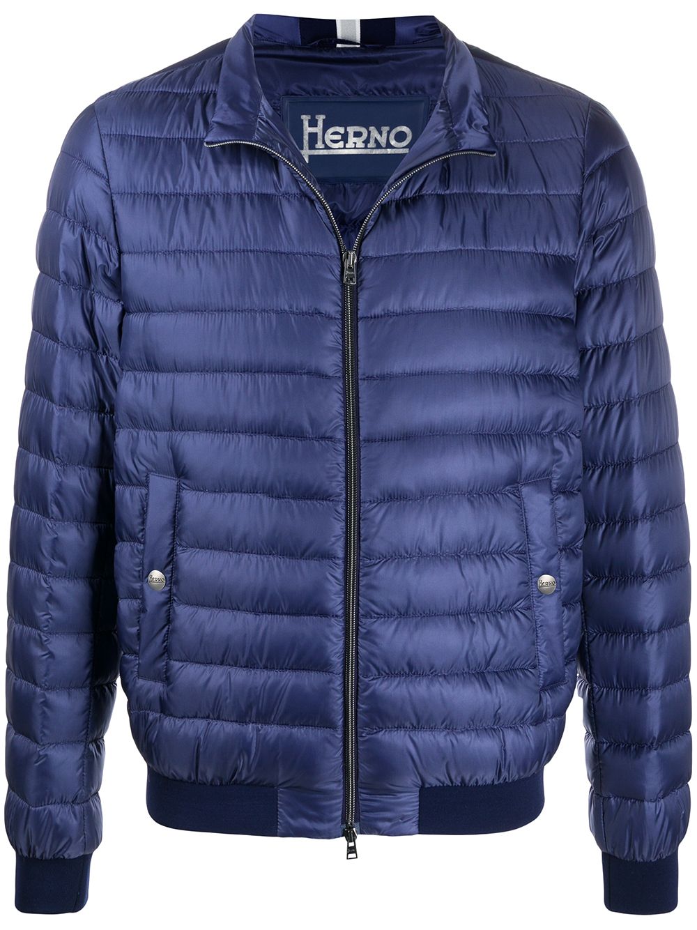 Herno Daunenjacke mit Reißverschluss - Blau von Herno