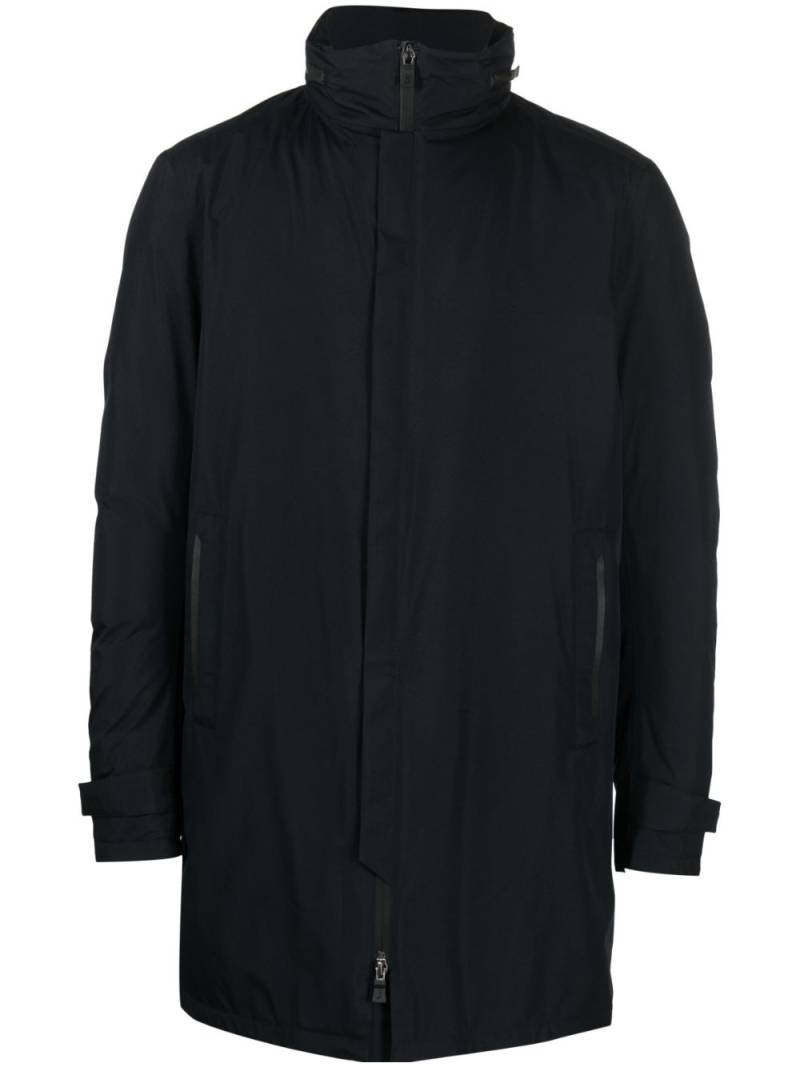 Herno Laminar Parka mit Stehkragen - Blau von Herno