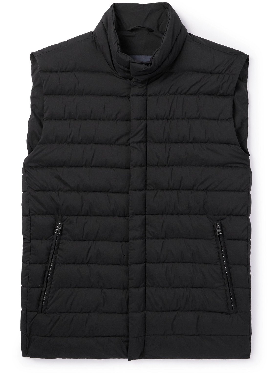 Herno - Lo Smanicato Slim-Fit Padded Quilted Nylon Gilet - Men - Black - IT 52 von Herno