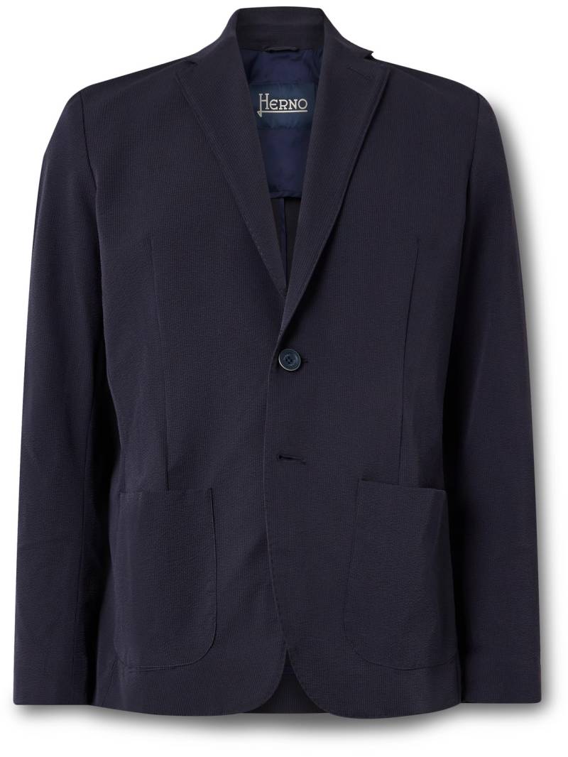 Herno - Seersucker Blazer - Men - Blue - IT 50 Herno - Seersucker Blazer - Men - Blue - IT 50 von Herno