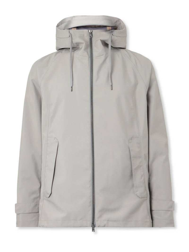 Herno - Shell Hooded Jacket - Men - Gray - IT 52 von Herno