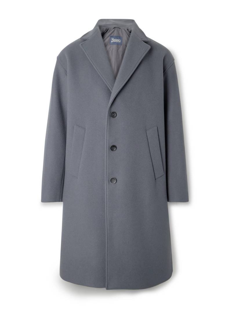 Herno - Wool-Blend Overcoat - Men - Gray - IT 56 von Herno