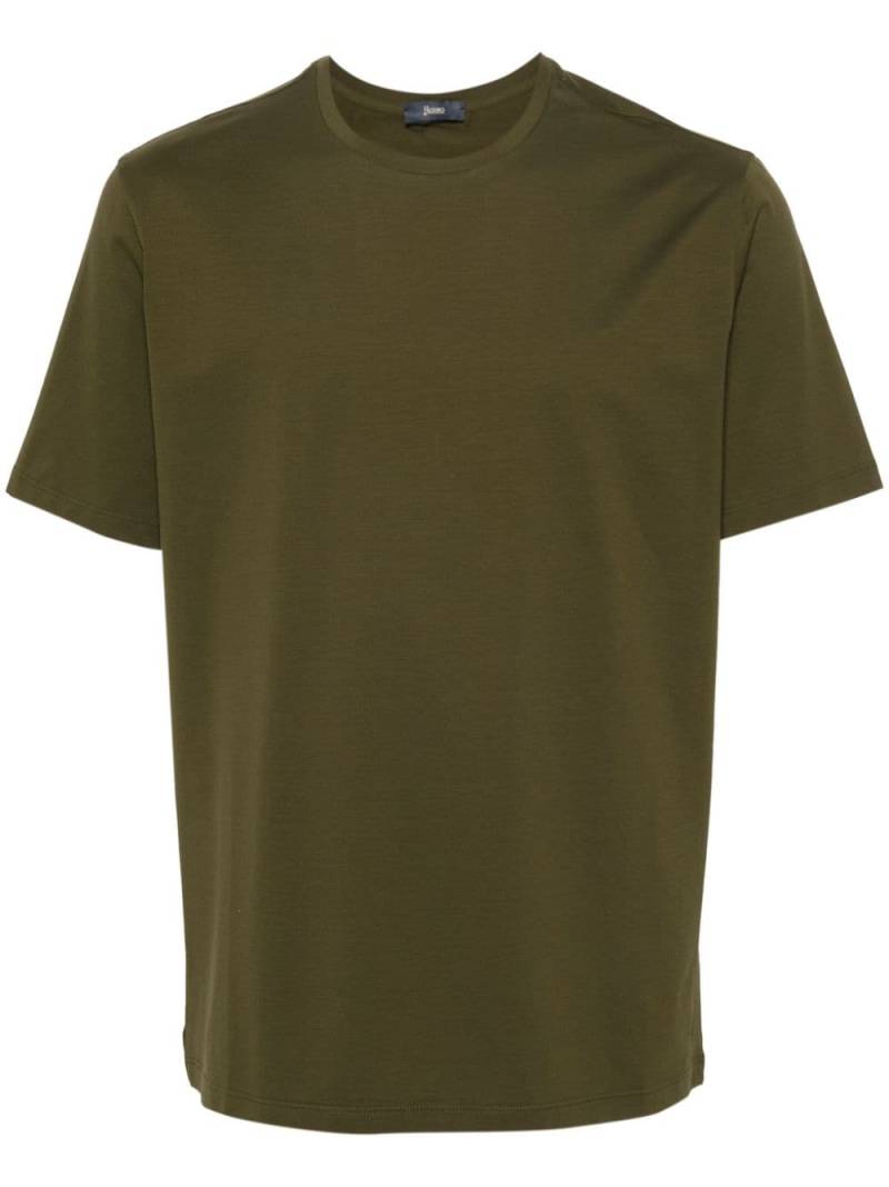 Herno T-Shirt mit rundem Ausschnitt - Grün von Herno