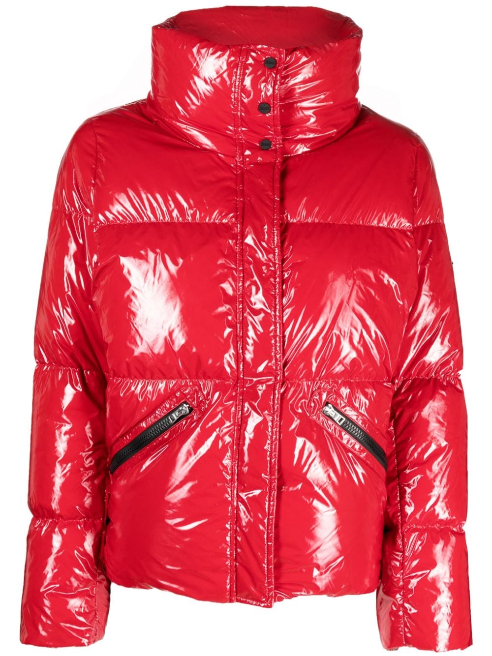 Herno Daunenjacke mit Stehkragen - Rot von Herno