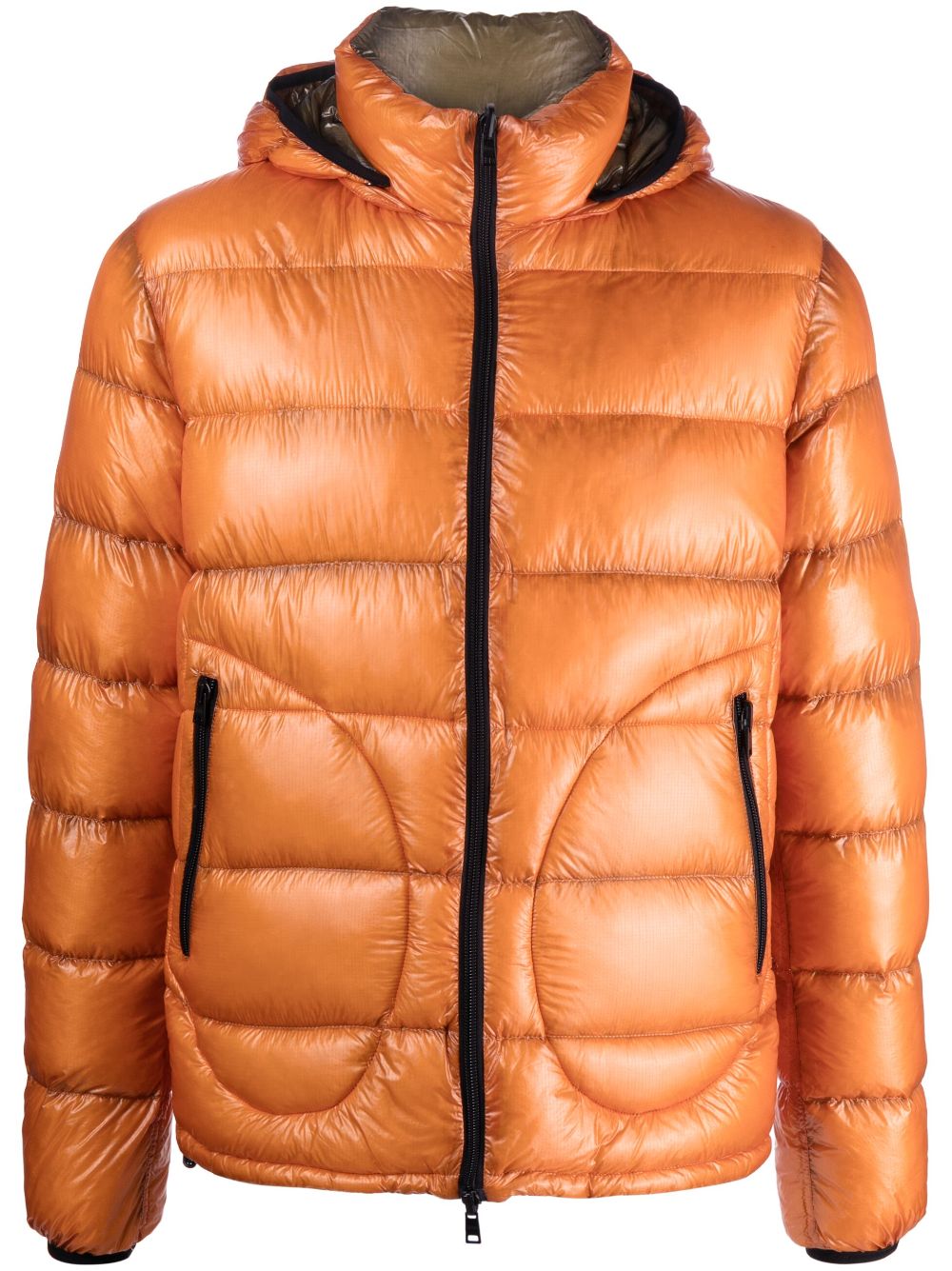 Herno Wendbare Daunen-Kapuzenjacke - Orange von Herno