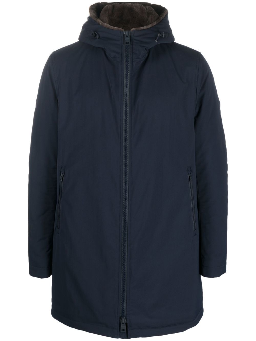 Herno Parka mit Kapuze - Blau von Herno