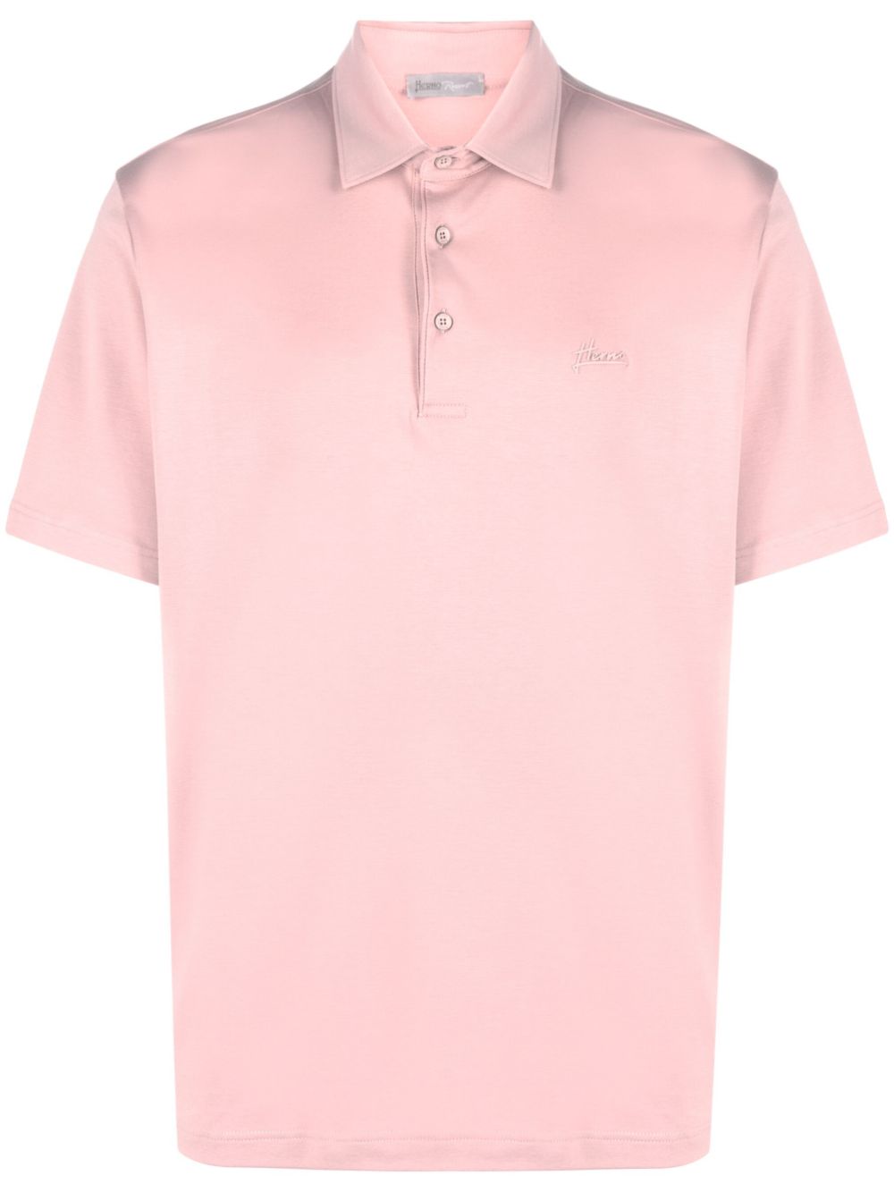 Herno Poloshirt mit Logo-Stickerei - Rosa von Herno