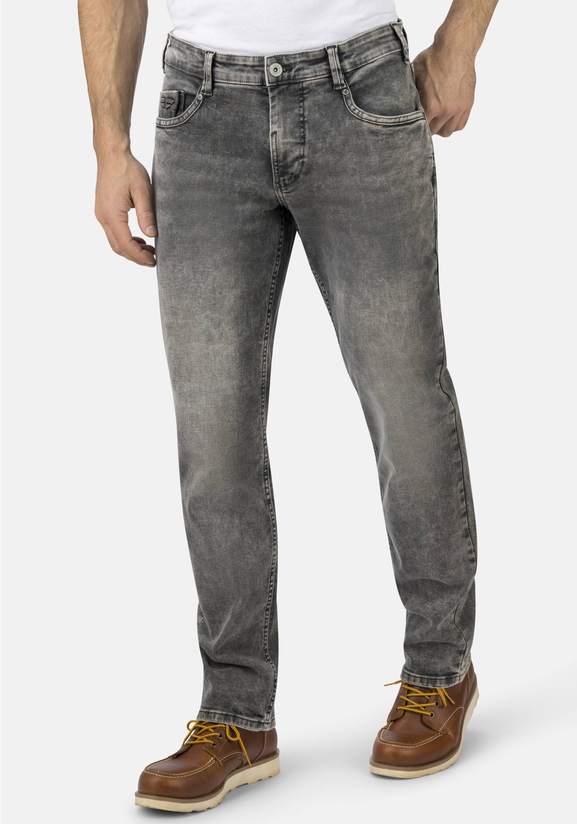 HERO by John Medoox 5-Pocket-Jeans "Baxter Denim Relaxed Fit", Relaxed Fit Casual Clean Wash Denim Jeans für Herren von Hero By John Medoox