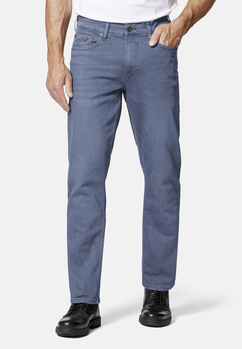 HERO by John Medoox 5-Pocket-Jeans "Denver Denim Season Regular Straight Stretch" Straight Fit Casual Clean Wash Denim Jeans für Herren von Hero By John Medoox