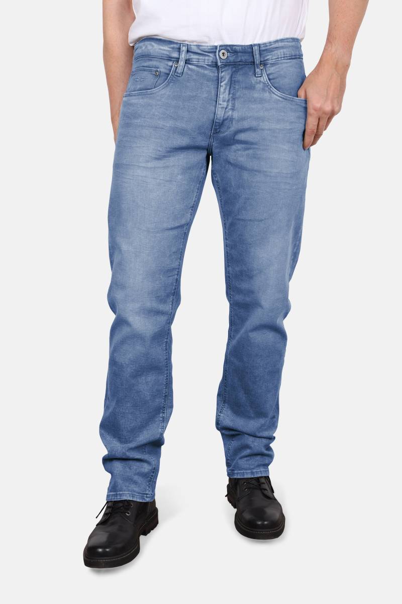 HERO by John Medoox 5-Pocket-Jeans "Denver Fashion Regular Straight Stretch" Straight Fit Casual Clean Wash Denim Jeans für Herren von Hero By John Medoox