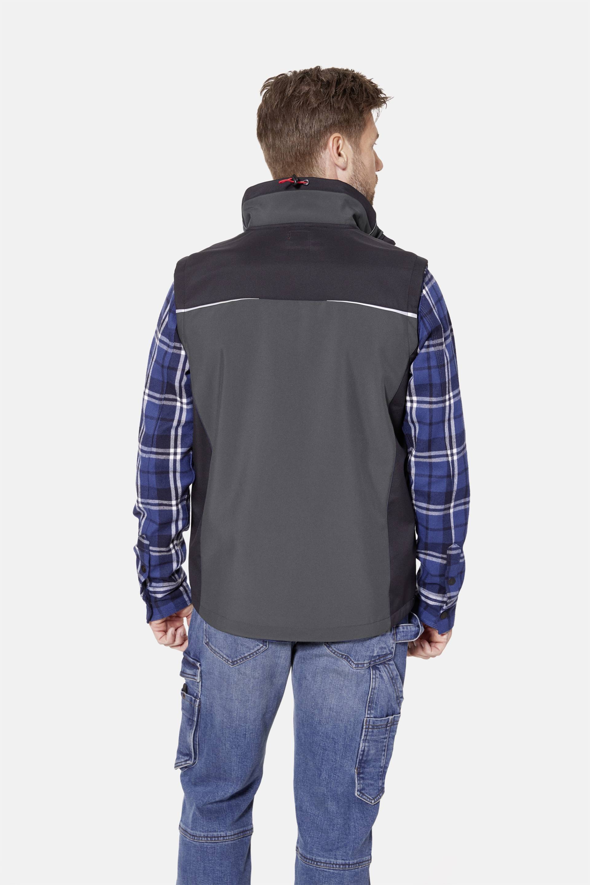 HERO by John Medoox Arbeitsweste "Workwear Arbeits-Cargoweste Softshell" Arbeits-Cargoweste Softshell Funktionsqualität für Herren von Hero By John Medoox