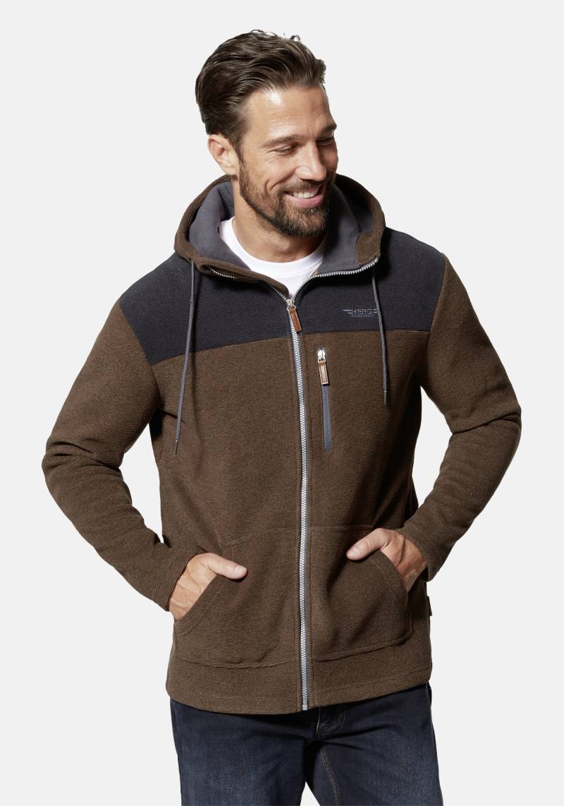 HERO by John Medoox Fleecejacke "Hero by John Medoox Hoodie Strick- Fleecejacke" fleece Straight Fit Casual Atmungsaktiv für Herren von Hero By John Medoox