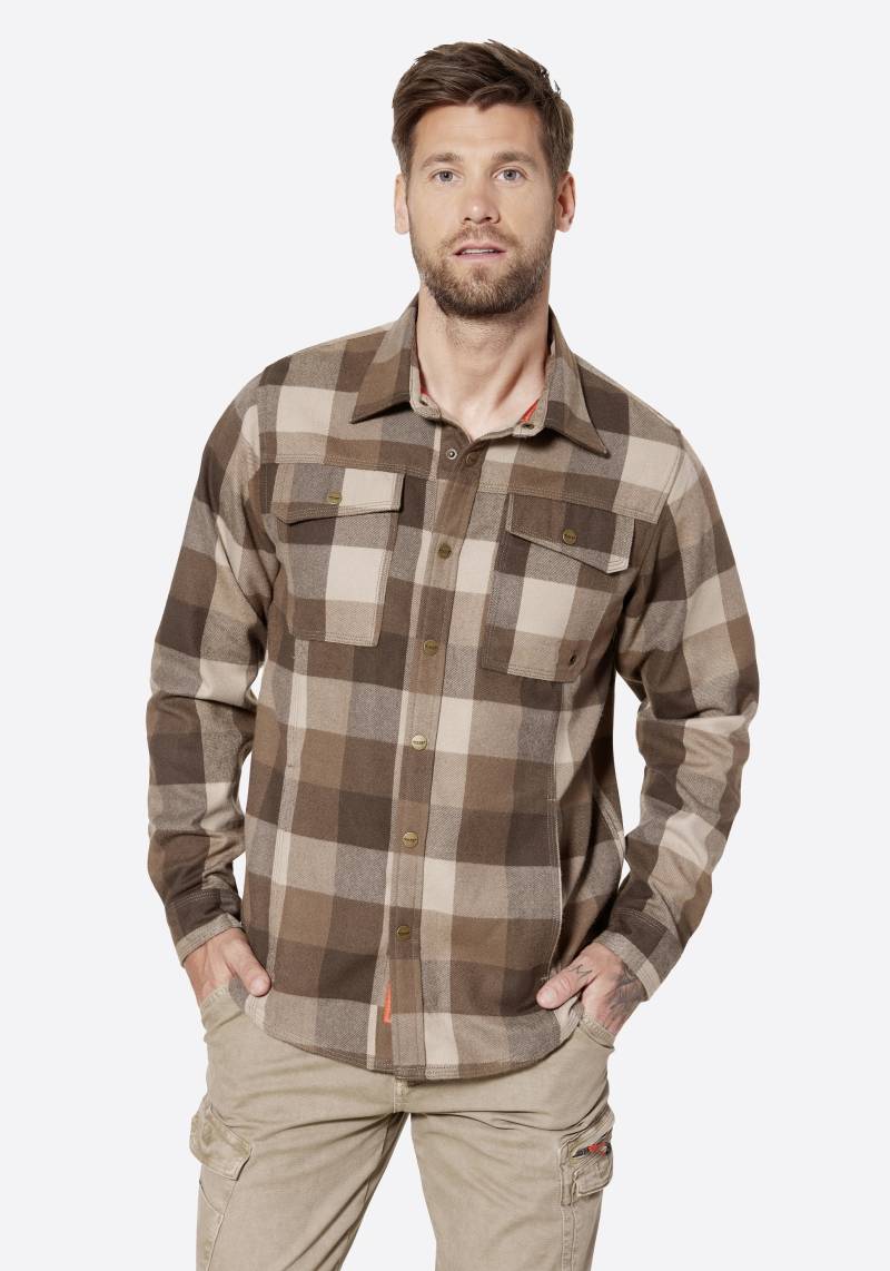 HERO by John Medoox Karohemd "Overshirt Workwear Arbeitshemd", Arbeitshemd Funktionsqualität für Herren von Hero By John Medoox