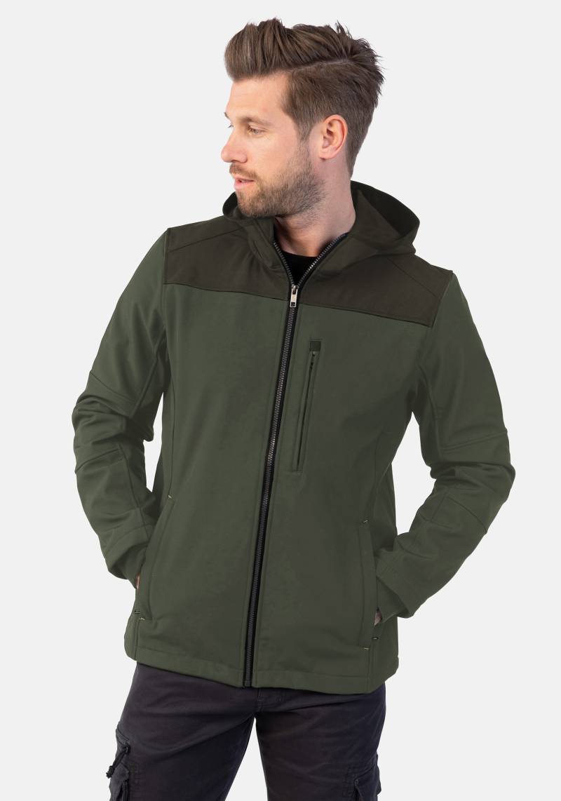HERO by John Medoox Softshelljacke "JOEY Softshelljacke mit Fleecefutter", Regular Fit Casual Softshell für Herren von Hero By John Medoox