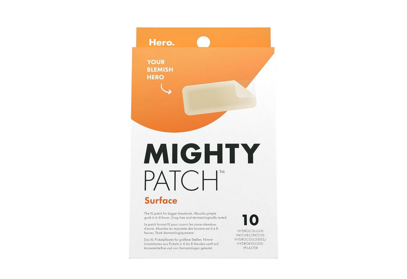 Hero Cosmetics Anti-Pickel-Pflaster Mighty Patch Surface Pickel-Patches von Hero Cosmetics (10 St) von Hero Cosmetics