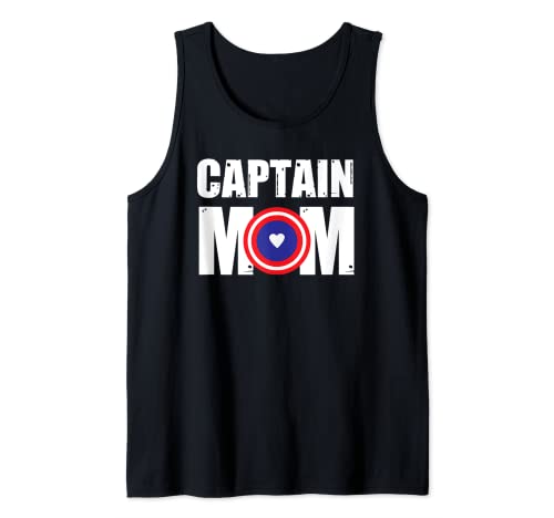 Damen Super Captain Mom Mama Superhero Superheldin Tank Top von Hero Mom Geschenke