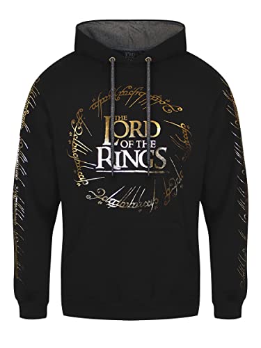 Der Herr der Ringe Logo Männer Kapuzenpullover Multicolor L von Heroes Inc.