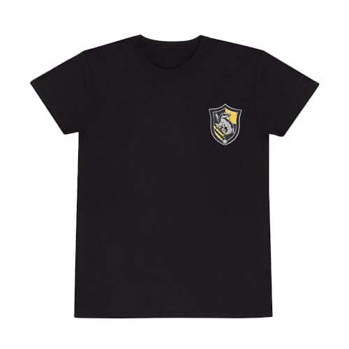 Harry Potter – Quidditch Hufflepuff 07 (T-Shirt), Schwarz , XL von Heroes Inc.