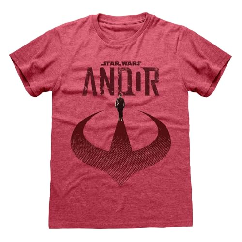 Star Wars Andor 2 - Incognito Männer T-Shirt rot meliert L von Heroes Inc.