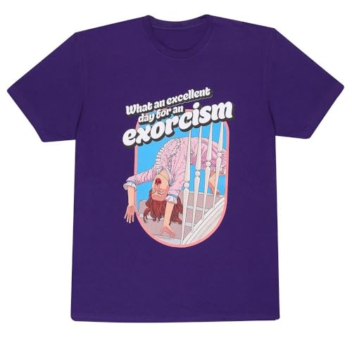 The Exorcist Excellent Day for An Exorcism Männer T-Shirt Purple XXL von Heroes Inc.
