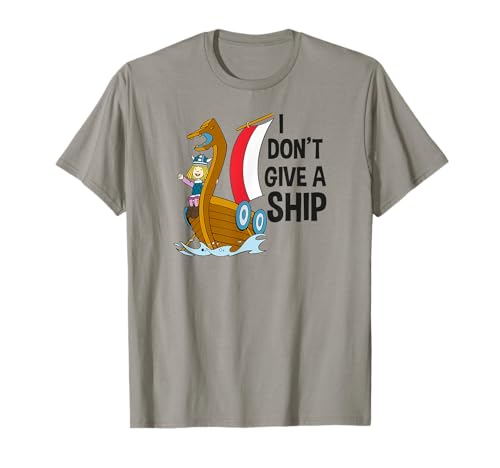 Wickie und die starken Männer I don't give a ship Spruch T-Shirt Wickie und die starken Männer I don't give a ship Spruch T-Shirt von Heroes of Childhood