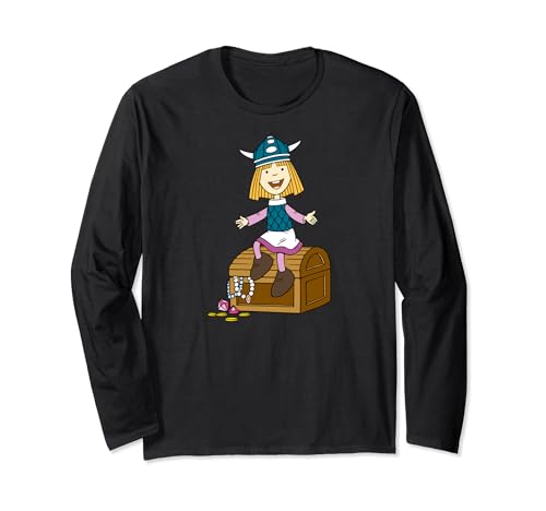 Wickie und die starken Männer Schatztruhe Zeichentrick Serie Langarmshirt von Heroes of Childhood