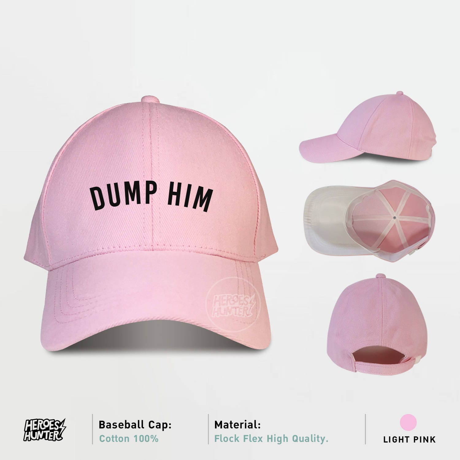 Dump Him Baseballmützen Tumblr Cap Dump Him Baseballmützen Tumblr Cap von HeroesHunter