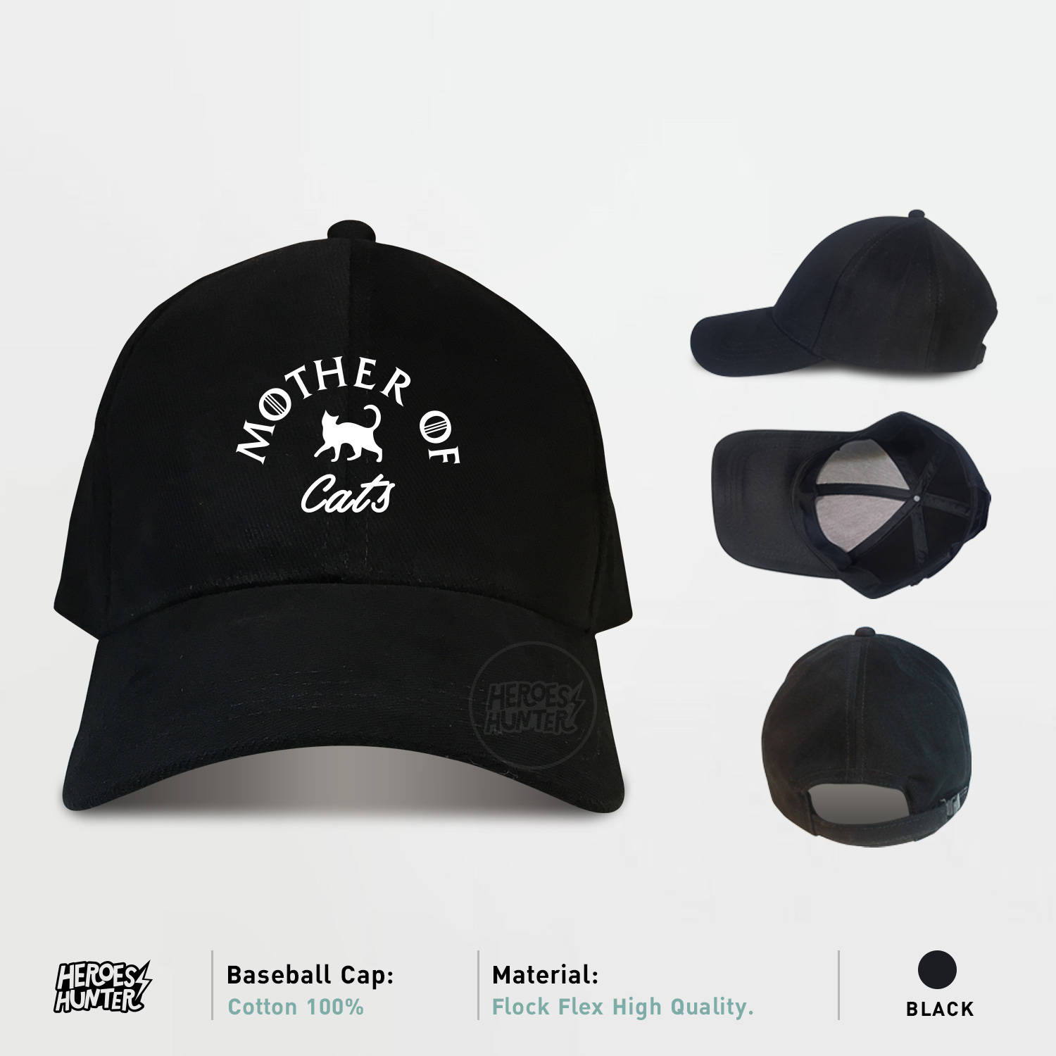 Mutter Der Katzen-Baseballmützen Katzenmützen Tumblr Caps Mutter Der Katzen-Baseballmützen Katzenmützen Tumblr Caps von HeroesHunter