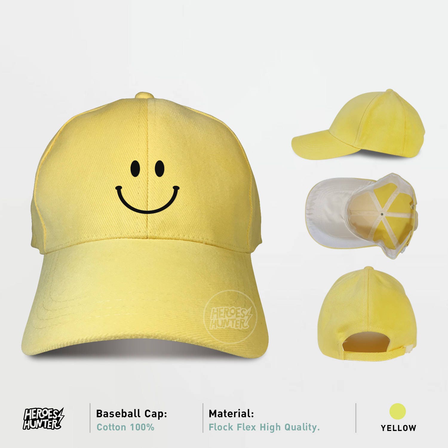 Smiley Glückliches Gesicht Baseballmützen Caps Tumblr Smiley Glückliches Gesicht Baseballmützen Caps Tumblr von HeroesHunter