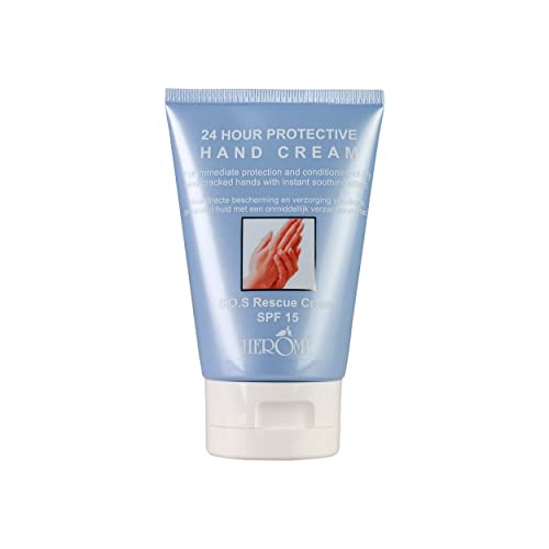 Herome 24H Protective Handcreme (Hand Cream) - Schützt (SPF 15) und Pflegt Sehr Trockene Und Rissige Hände Für 24 Stunden. Sorgt für ein samtweiches Hautgefühl. - 80ml. von HEROME