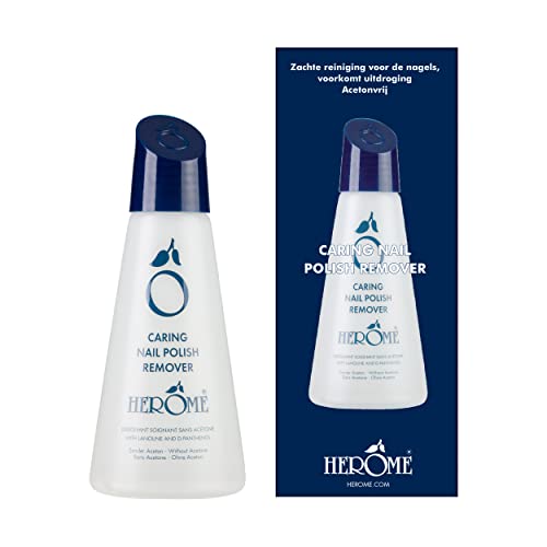 Herome Nagellackentferner Acetonfrei (Caring Nail Polish Remover) - Mild, Pflegend, effektiv und der Duft ist besonders angenehm. - 120ml. von HEROME