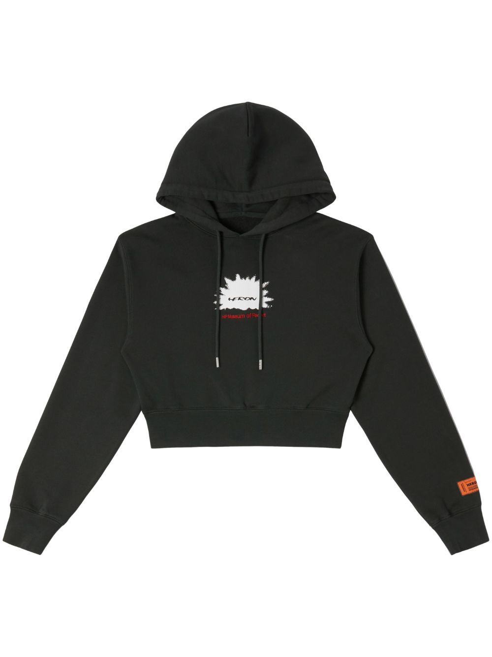 Heron Preston Cropped-Hoodie mit Logo - Schwarz von Heron Preston