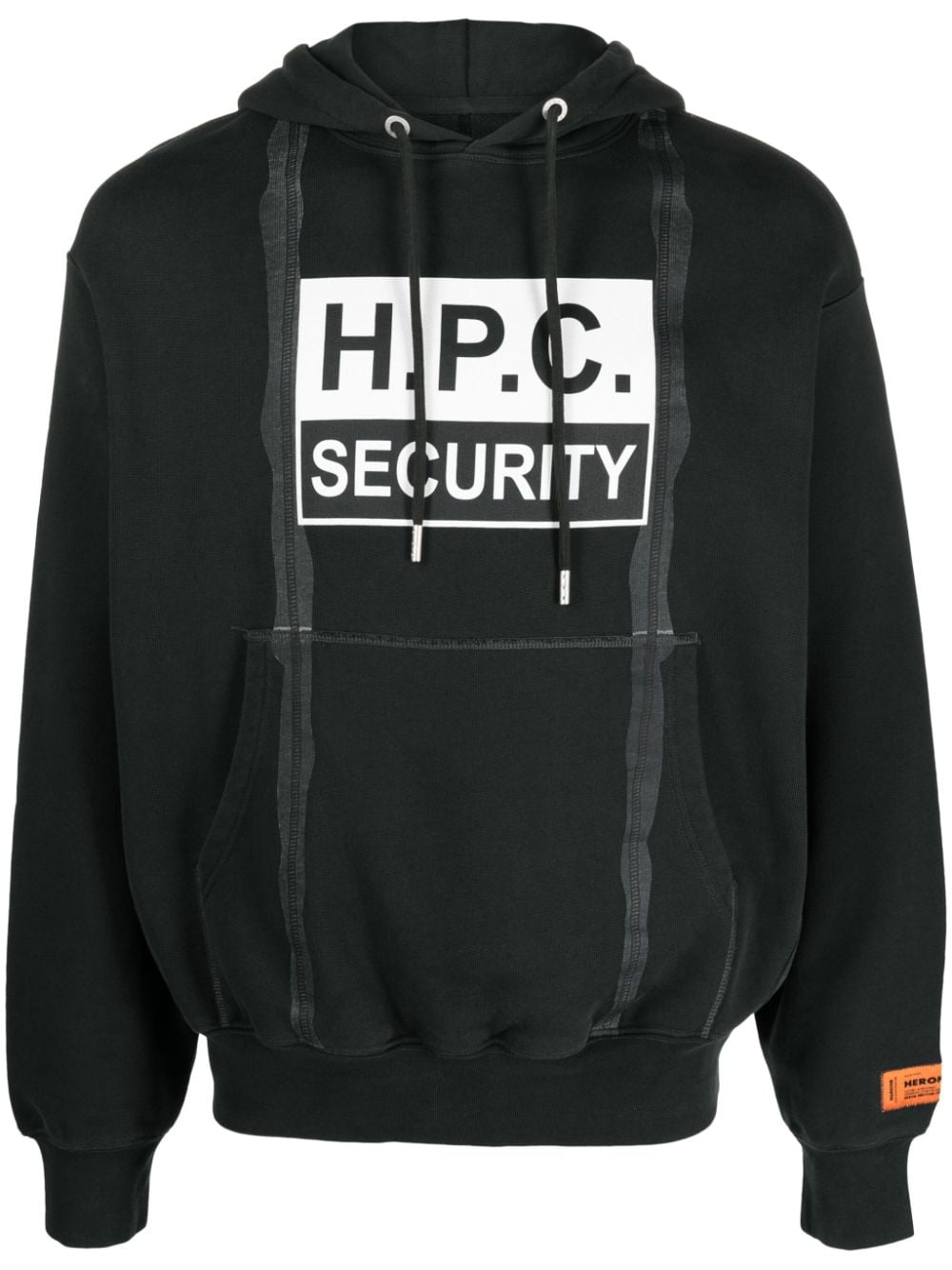 Heron Preston Hoodie mit "H.P.C Security"-Print - Schwarz von Heron Preston