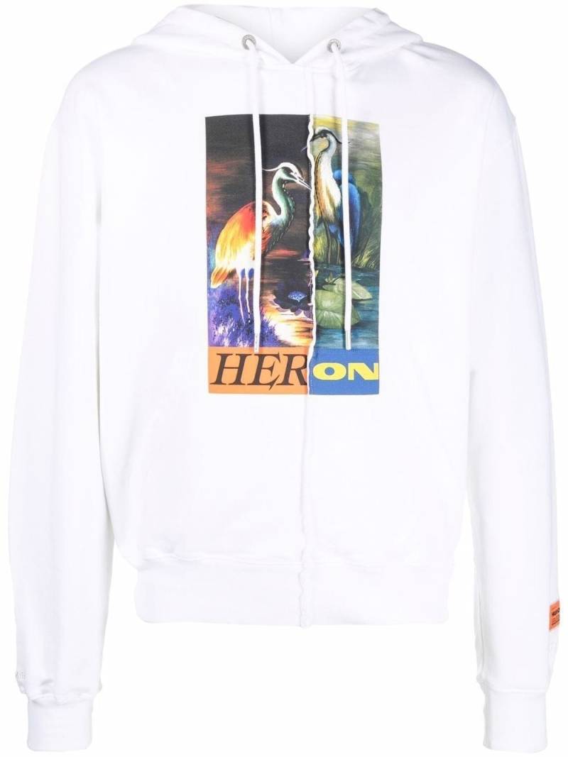 Heron Preston Hoodie mit grafischem Print - Weiß von Heron Preston