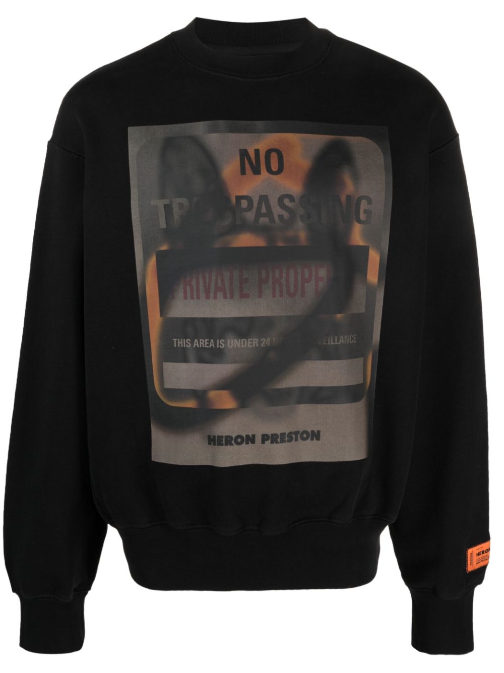 Heron Preston Sweatshirt mit grafischem Print - Schwarz von Heron Preston