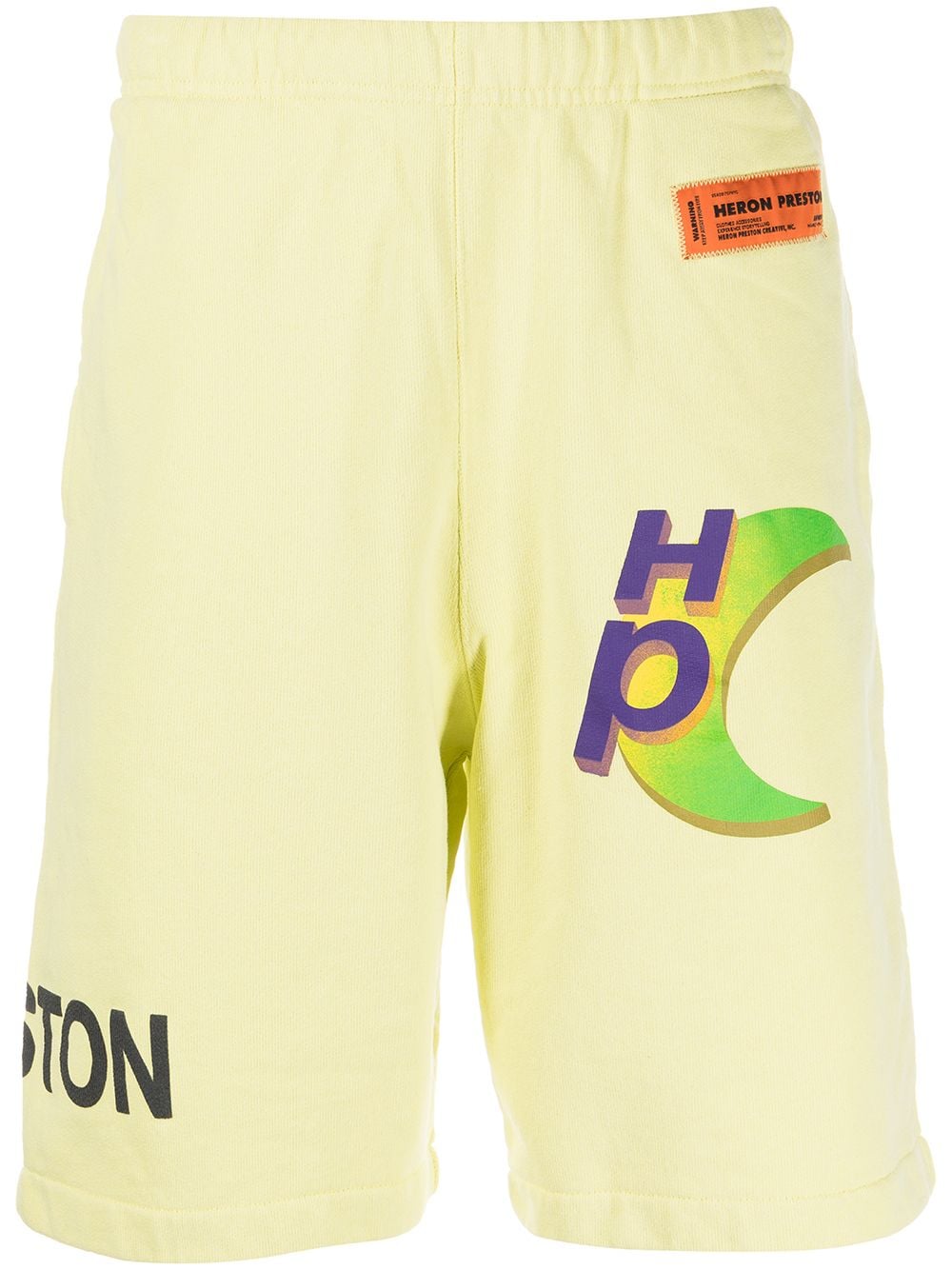 Heron Preston Joggingshorts mit Logo-Print - Gelb von Heron Preston