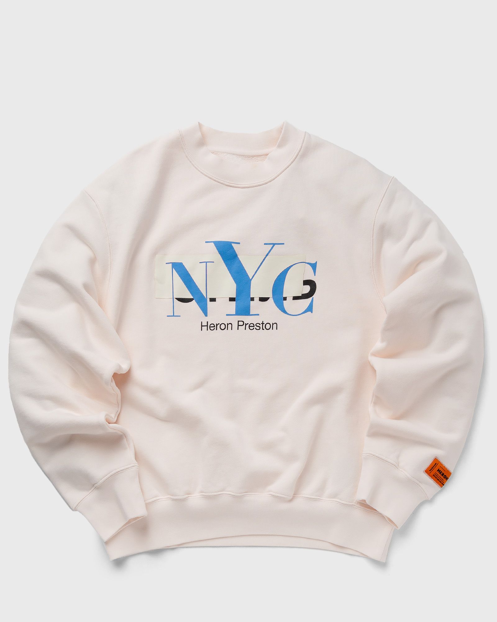 Heron Preston NYC CENSORED CREWNECK men Sweatshirts white in Größe:L von Heron Preston