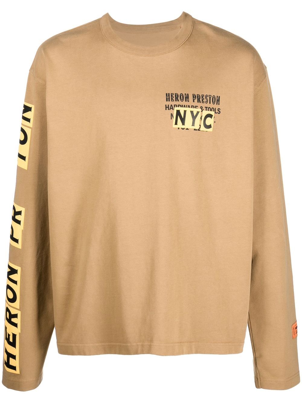 Heron Preston Sweatshirt mit Logo-Print - Braun von Heron Preston