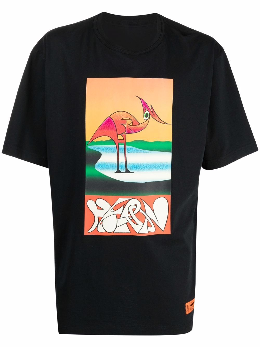 Heron Preston T-Shirt mit abstraktem Print - Schwarz von Heron Preston